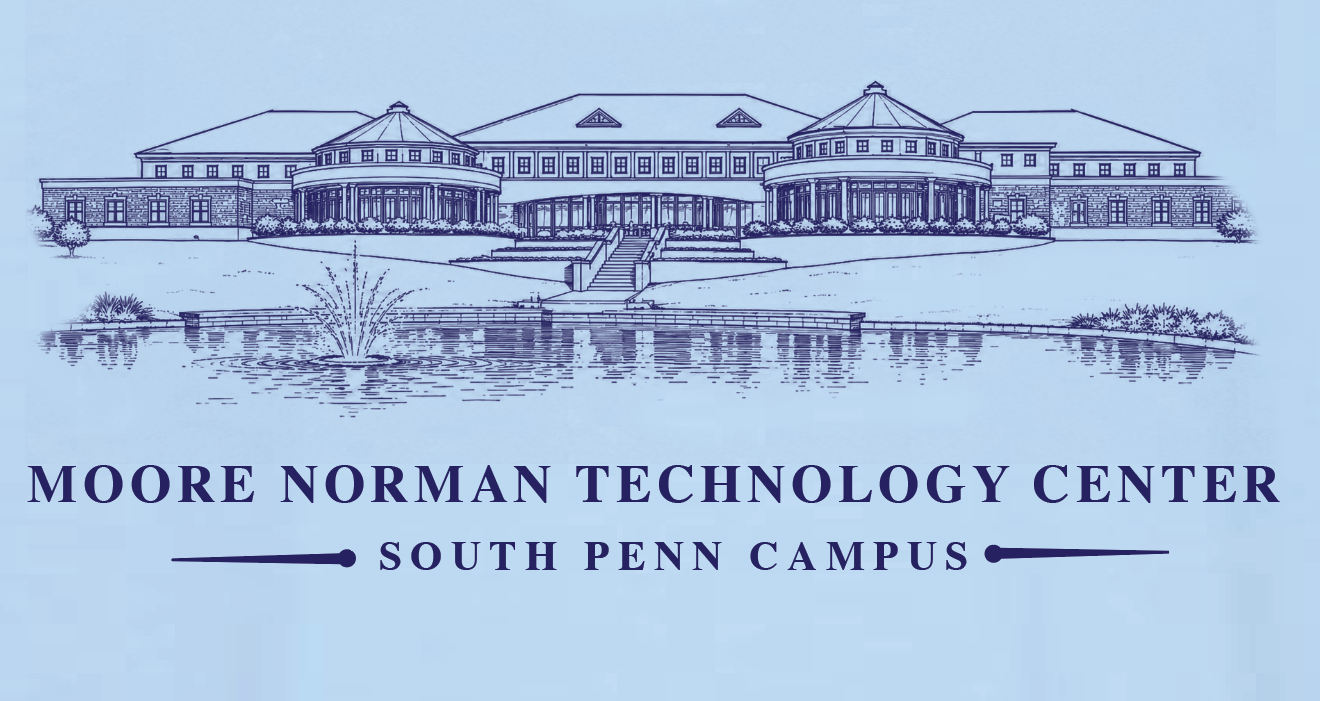 Hot Drop- "S. Penn Campus Building" Design Comfort Colors Long Sleeve T-shirts (chambray)