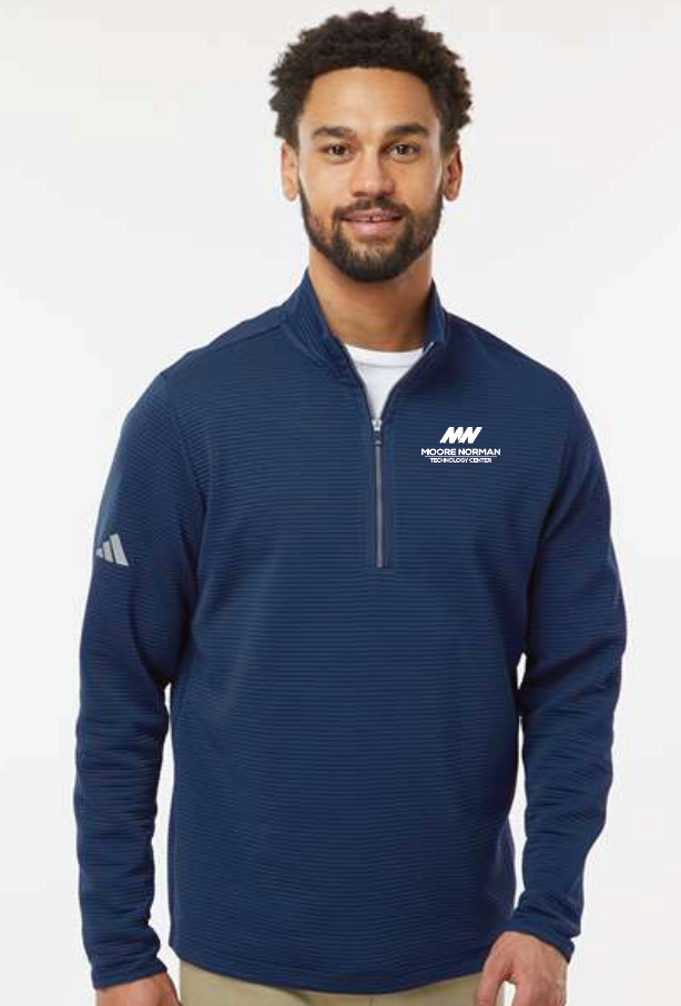 Adidas Unisex Spacer 1/4 Zip Pullover (emb)