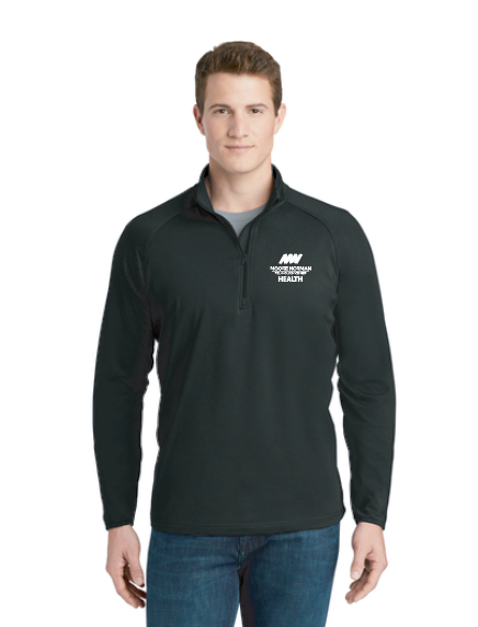 MNTC Health "Logo" Design Stretch 1/4 Zip Pullover~Unisex
