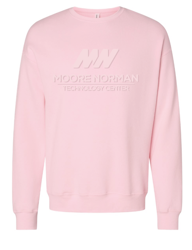 Bella+Canvas Fleece Crewneck Sweatshirt (puff print)