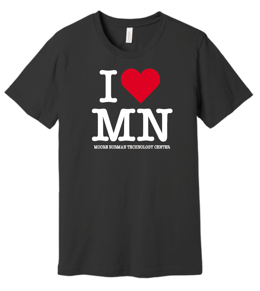 Hot Drop- "I Heart MN" Design Bella+Canvas Short Sleeve T-shirts