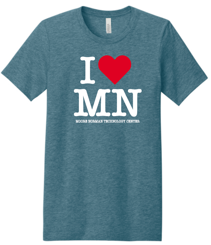 Hot Drop- "I Heart MN" Design Bella+Canvas Short Sleeve T-shirts