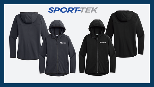 MNTC Wellness Sport-Tek Women's Circuit Hooded Full-Zip Jacket