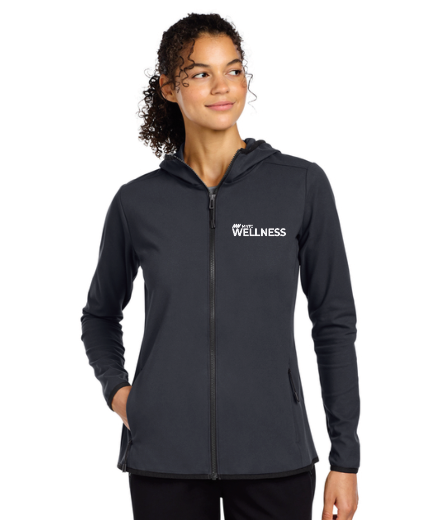 MNTC Wellness Sport-Tek Women's Circuit Hooded Full-Zip Jacket
