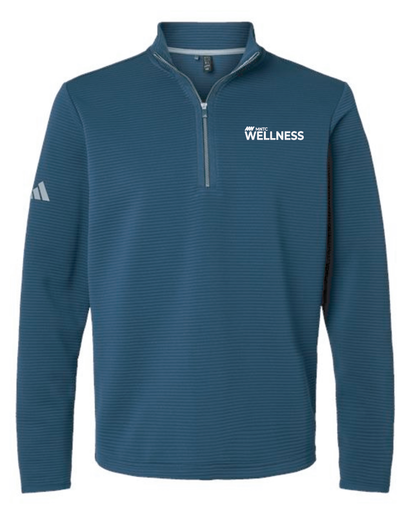 MNTC Wellness Adidas Unisex Spacer 1/4 Zip Pullover