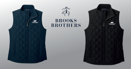 Brooks Brothers Women's Quilted Vest (emb)