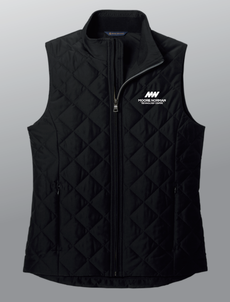 Brooks Brothers Women's Quilted Vest (emb)