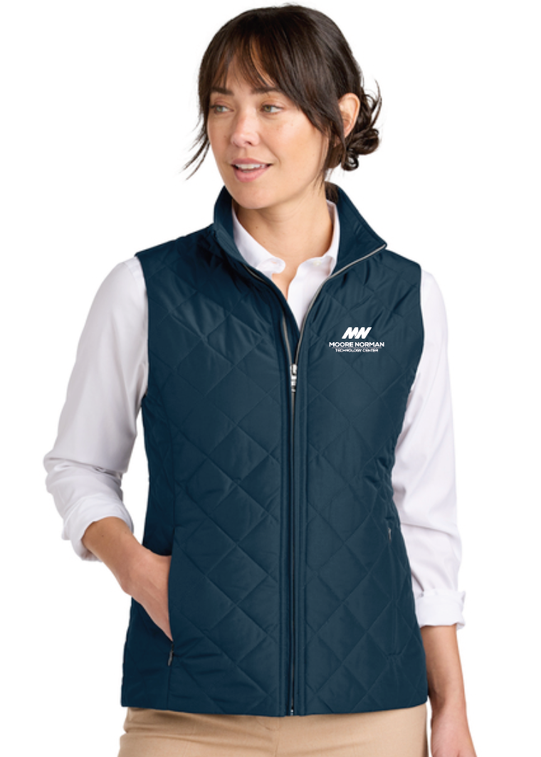 Brooks Brothers Women's Quilted Vest (emb)