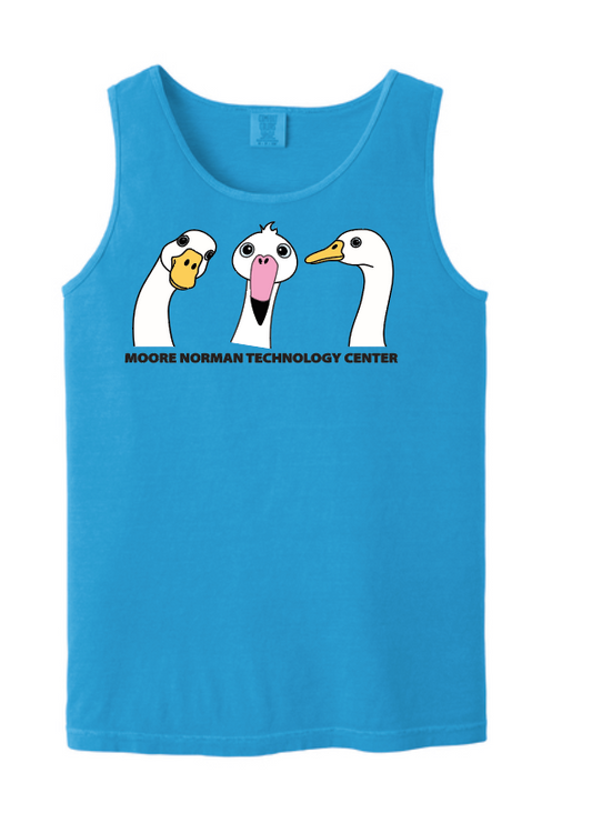 Summer Program Hot Drop "Flamingo" Design Unisex Tank (royal)