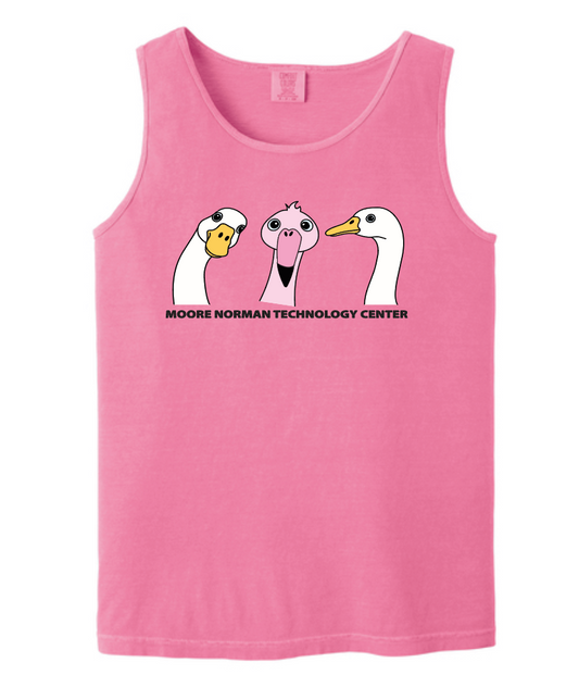 Summer Program Hot Drop "Flamingo" Design Unisex Tank (neon pink)