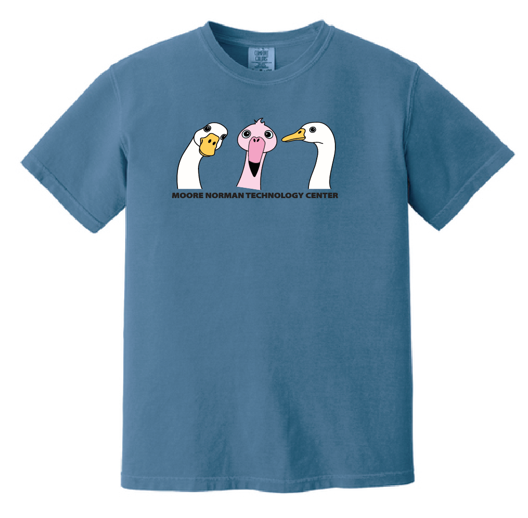 Summer Program Hot Drop "Flamingo" Design S/S T-shirt (navy)