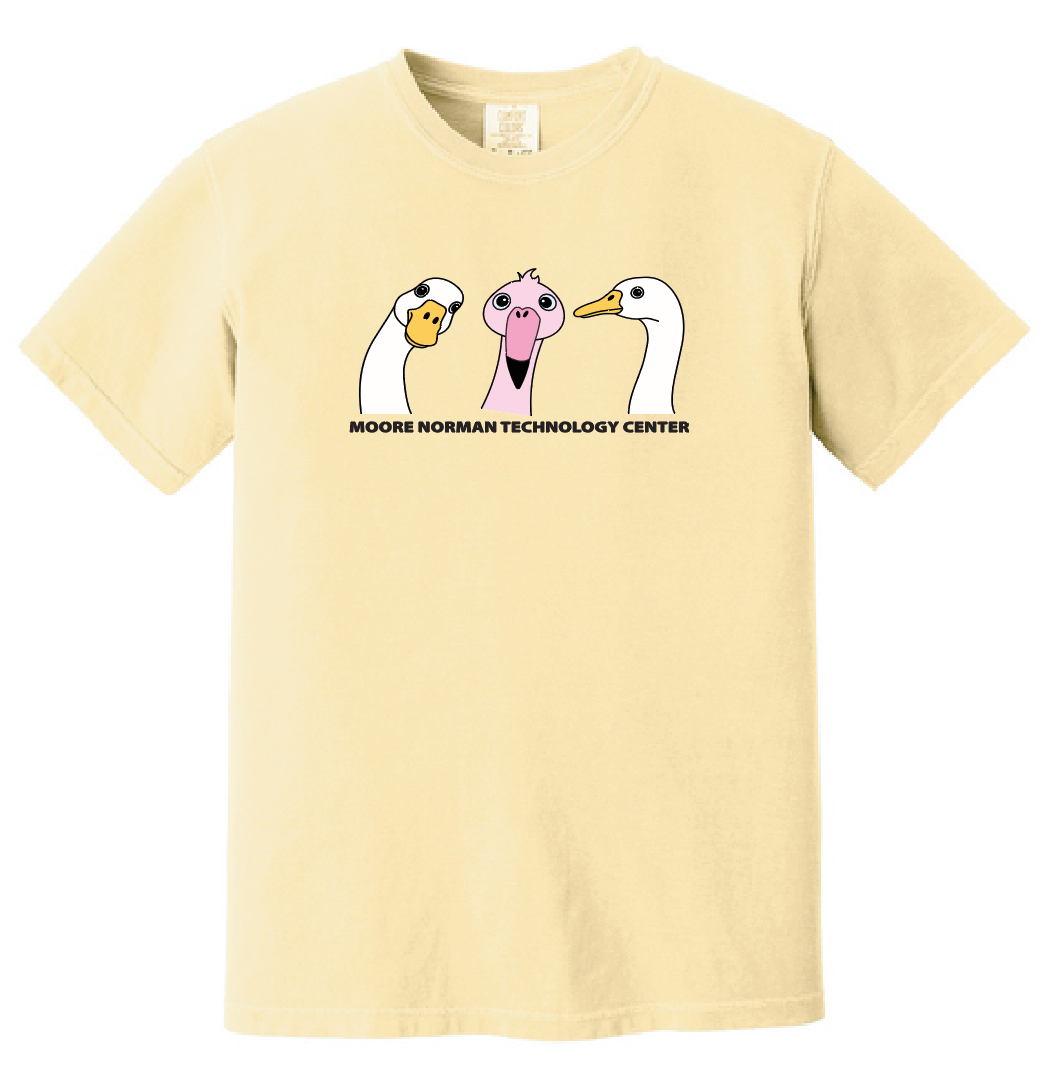 Summer Program Hot Drop "Flamingo" Design S/S T-shirt (butter)