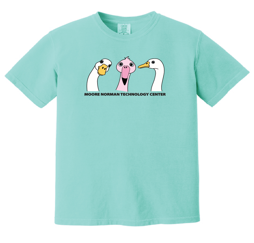 Summer Program Hot Drop "Flamingo" Design S/S T-shirt (green)