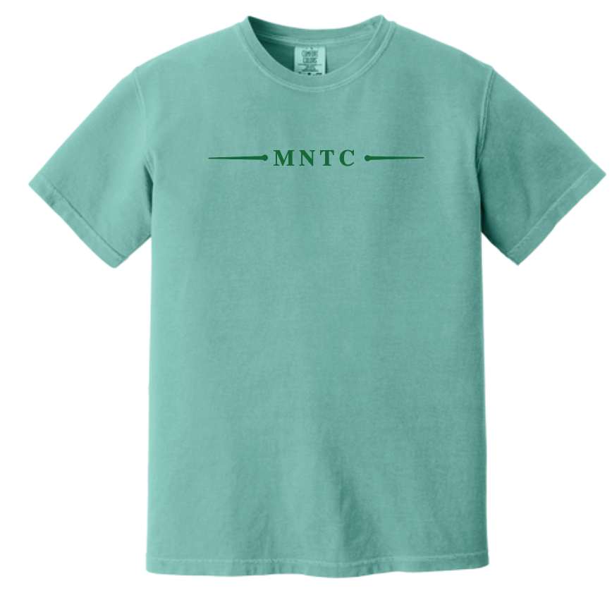 Hot Drop- "Franklin Campus Building" Design Comfort Colors Short Sleeve T-shirts (seafoam)