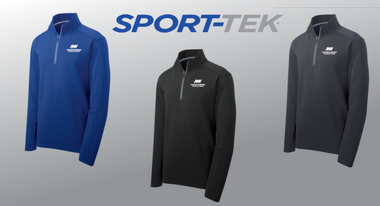 Sport-Tek Unisex Sport-Wick Texture 1/4 Zip Pullover (emb)