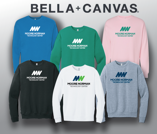 Bella+Canvas Fleece Crewneck Sweatshirt (logo)