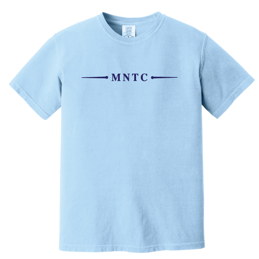 Hot Drop- "Franklin Campus Building" Design Comfort Colors Short Sleeve T-shirts (chambray)